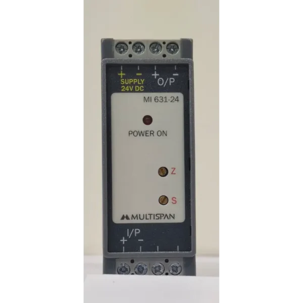 Multispan MI-631-24-AV Vertical  Signal Isolators 24V DC Supply 4-20mA DC Input