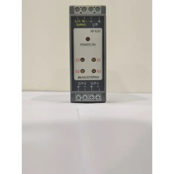 Multispan MI-632-E3-A-VV Signal Isolator  | Dual 0-10V DC |  4-20mA DC