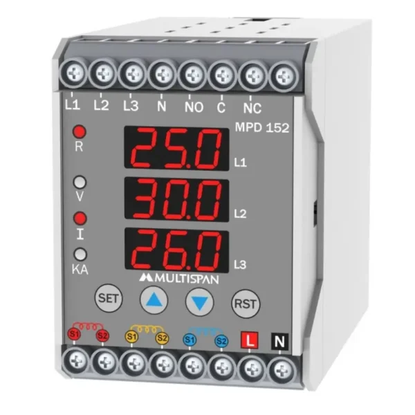 Multispan MPD-152 Motor Protection Device 100 -270V AC Supply 75X55