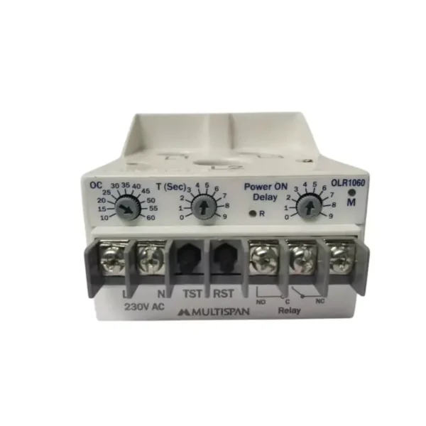 Multispan OLR-1060 Voltage And Current Protection Relay 230V AC Supply 70X55