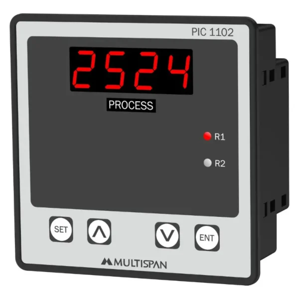 Multispan PIC-1102 Process Indicator Controller 0-10V Input