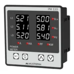 Multispan PM-133 3 Phase Power Meter 100 -270V AC/DC Supply 96X96