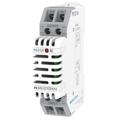 Multispan PS12-1A Power Supply DIN rail 105X45