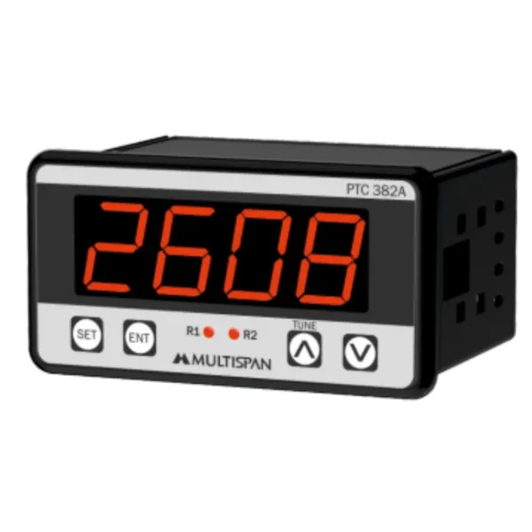 Multispan PTC-382A Process Temperature Controller 48X96 100-270V AC Supply
