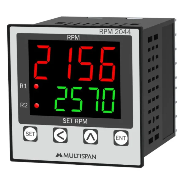 Multispan RPM-2044 Indicator with Alarm Output 100-270V AC Supply 72X72