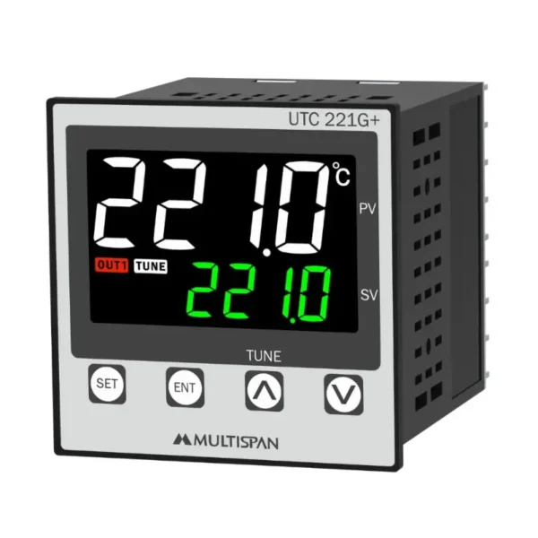 Multispan UTC-221G+ Universal Input PID Controller Dual Display 72X72