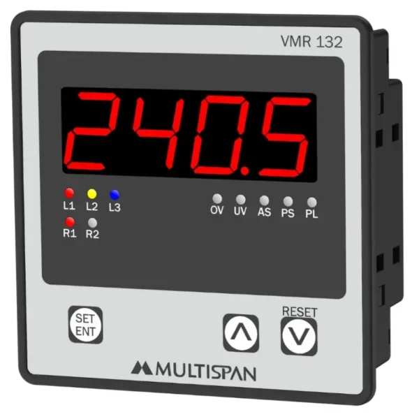 Multispan VMR-132 Voltage Monitoring Relay 230V AC Supply 96X96