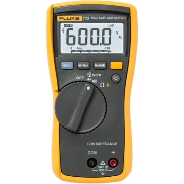 Fluke 113 Handheld Digital Multimeter True RMS 600V Max