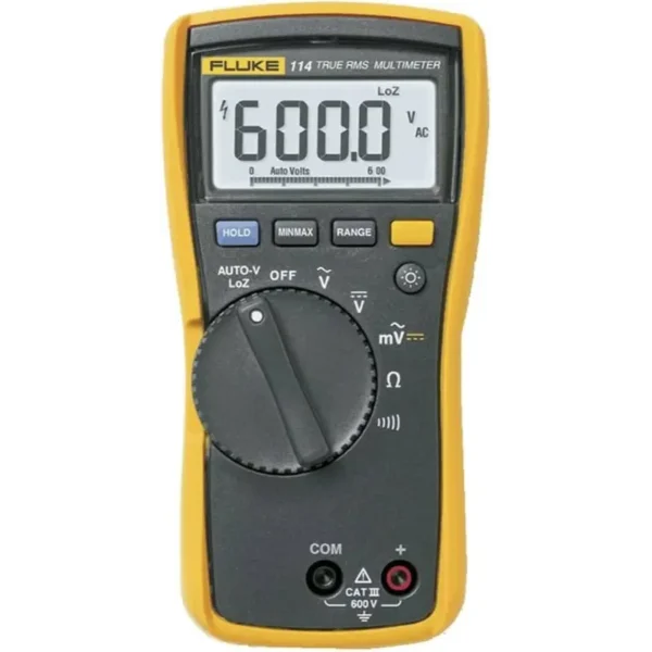 Fluke 114 Electrical Digital Multimeter Accurate Voltage & Resistance Tester