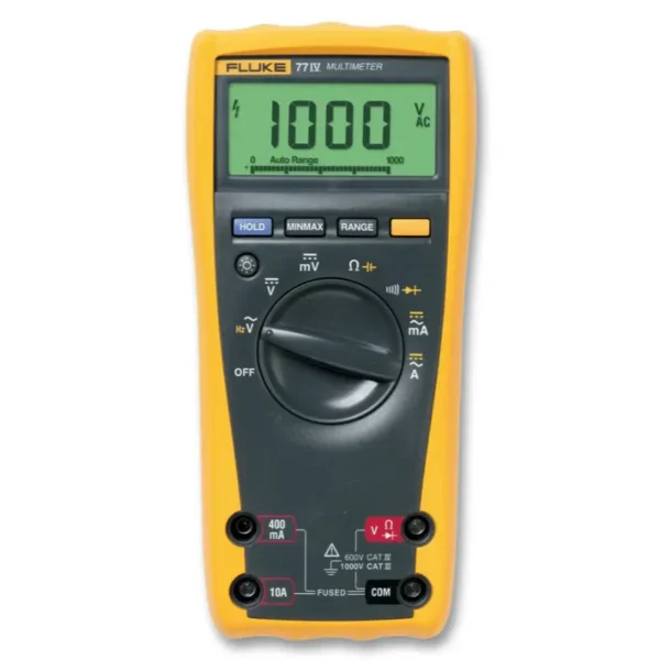 Fluke 77 IV Digital Multimeter Industrial True RMS Electrical Tester