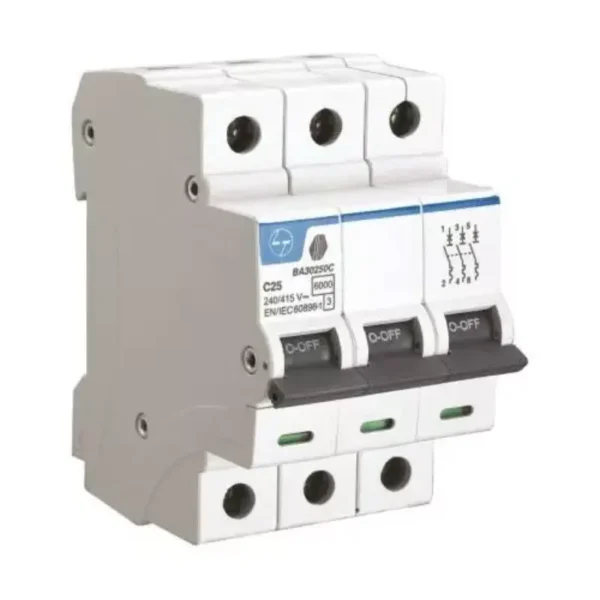 L&T Tripper BA30320C 32A C Curve Three Pole MCB