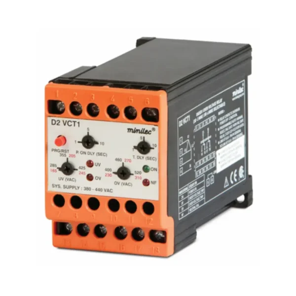 Minilec D2 VCT1 Voltage Monitoring Relay 2CO 76X56.5