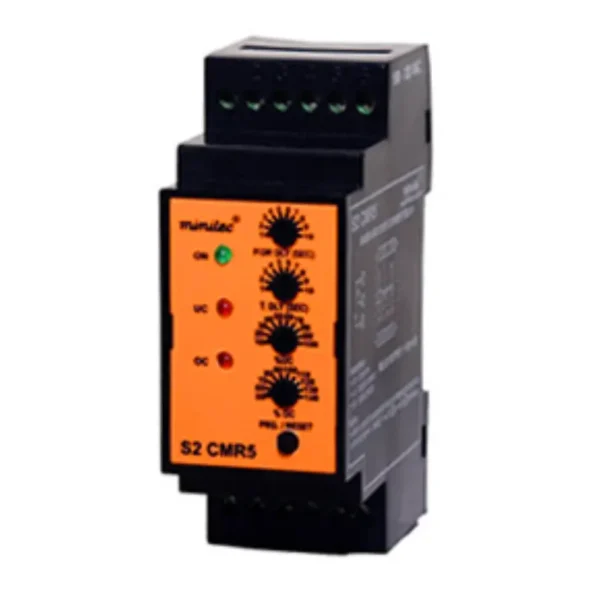 Minilec S2 CMR5 Single Phase Current Monitoring Relay 90X35
