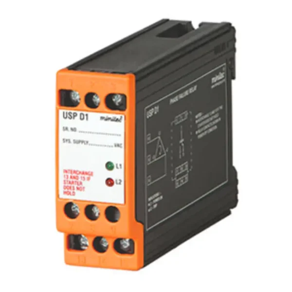 Minilec USP D1 Phase Failure Relay 1CO 76X30.5