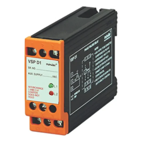 Minilec VSP D1 Phase Failure Relay 1CO 76X30.5