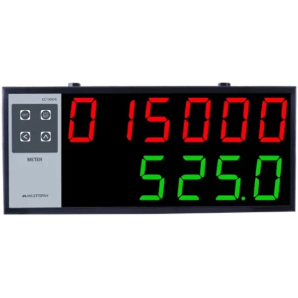 Multispan LC-9004 Single Side Jumbo Display Programmable Length Counter 100-250V AC Supply 160X375