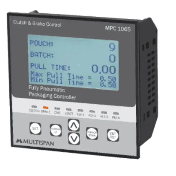 Multispan MPC-1065 FFS Control Unit LCD Display 24V DC Supply 96X96