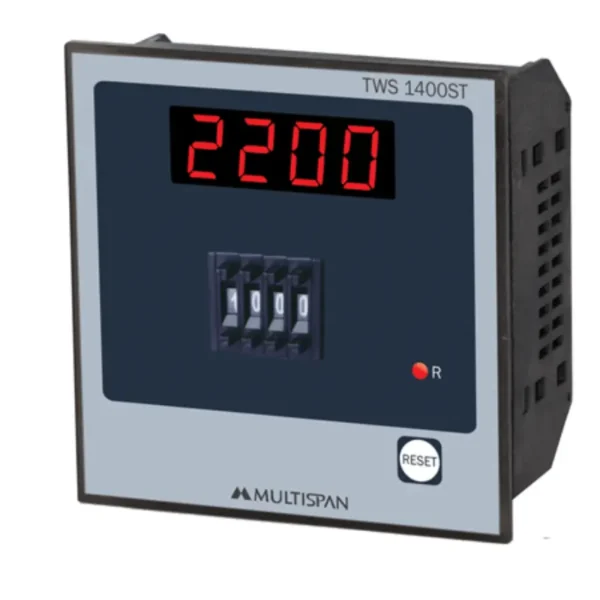 Multispan TWS-1400ST Thumbwheel Counter 100-270V AC Supply 96X96