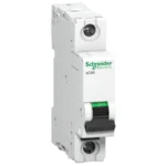 Schneider Acti9 xC60 1A Single Pole MCB, C-Curve, 10kA A9N1P01CGN