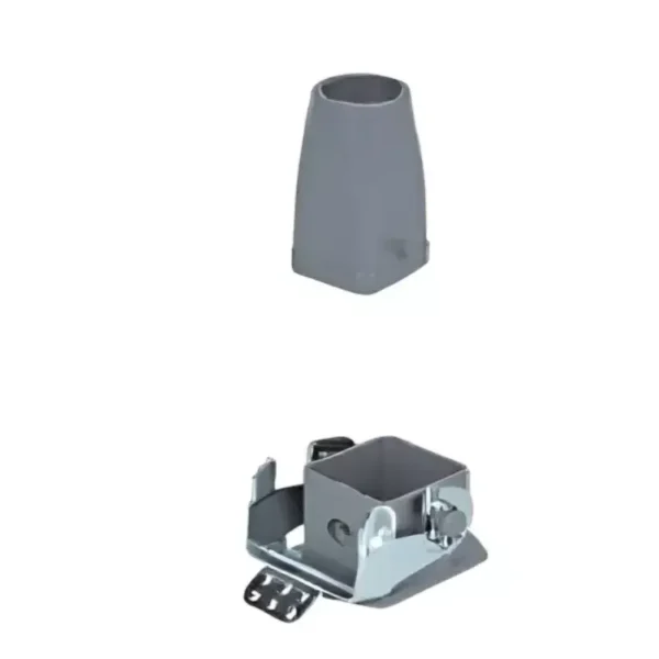 Sibass SE-04-2 Heavy Duty 4 Pin Connector Top Straight Bottom Open CE Mark