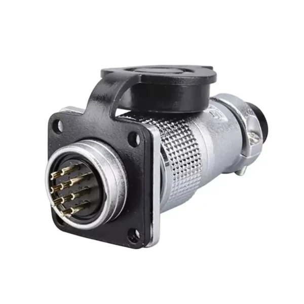 Sibass SE-20-10S Steel Round Connector 10 Pin 20MM CE Mark