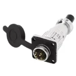 Sibass SE-20-4S Steel Round Connector 4 Pin 20MM CE Mark