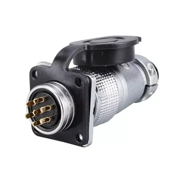 Sibass SE-20-7S Steel Round Connector 7 Pin 20MM CE Mark