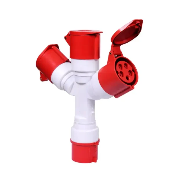 Sibass SE-2052 Electric 5 Pin 3-Way Socket 32A IP67 CE Mark