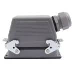 Sibass SE-65-1 Heavy Duty 65 Pin Connector Side Entry Bottom Open CE Mark