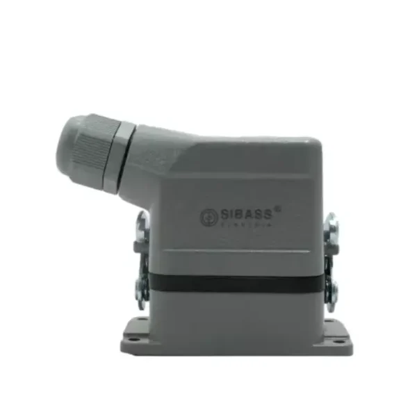 Sibass SE-HSB006-1 Heavy Duty Connector 6 Pin Side Entry Bottom Open 35A