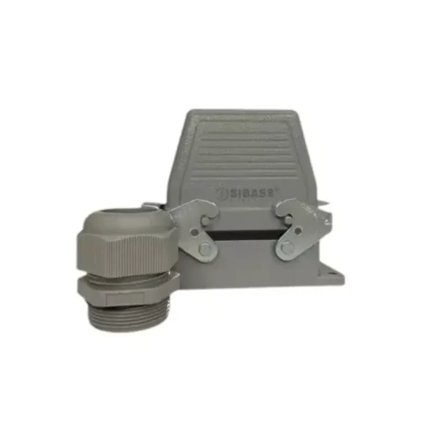 Sibass SE-HSB012-1 Heavy Duty Connector 12 Pin Side Entry Bottom Open 35A