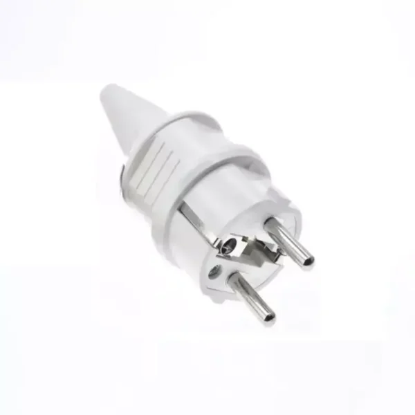 Sibass SE-P012 Electric 2 Pin Plug White 16A IP44 CE Mark