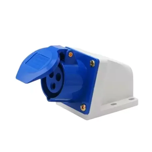 Sibass SE-S113LC Electric 3 Pin Box Socket 16A IP44 CE Mark