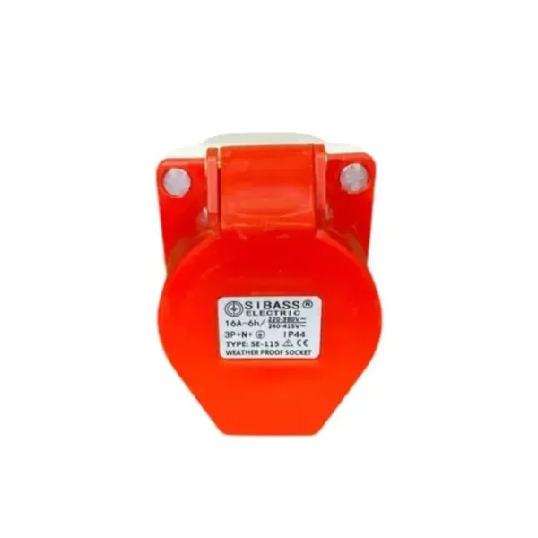 Sibass SE-S114 Electric Box Socket 16A 4 Pin IP44 CE Mark