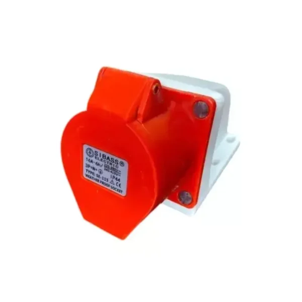 Sibass SE-S115 Electric Box Socket 16A 5 Pin IP44 CE Mark