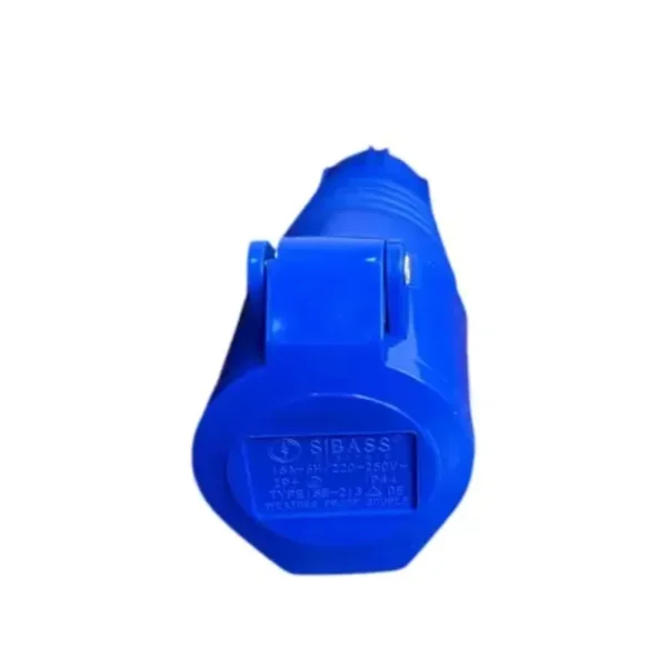 Sibass SE-S213 Electric Straight Socket 16 A 3 Pin IP44 CE Mark