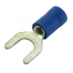 AERA AFI-7926 Crimping Type Copper Fork Type Terminal Ends Insulated 1.5 sqmm Cable Size 3.5mm Hole Size Pack of 100