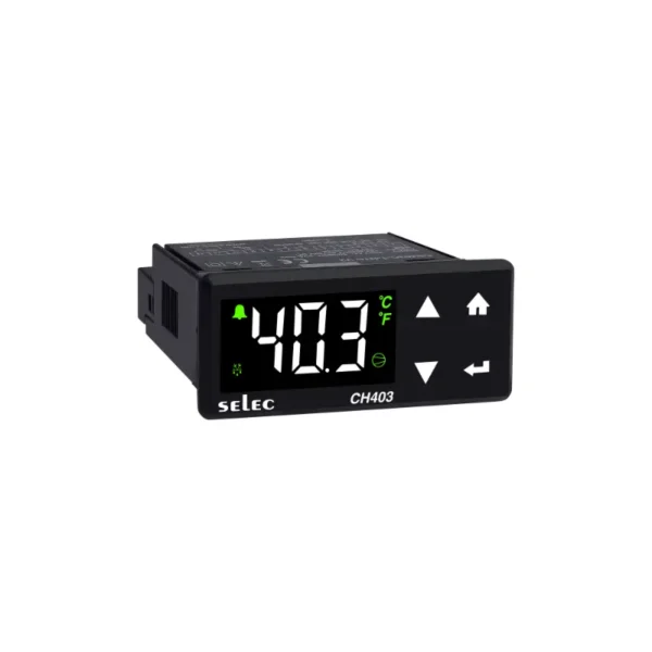 Selec CH403C-2-NTC Cooling Controller 3 Digit White Display 230V AC