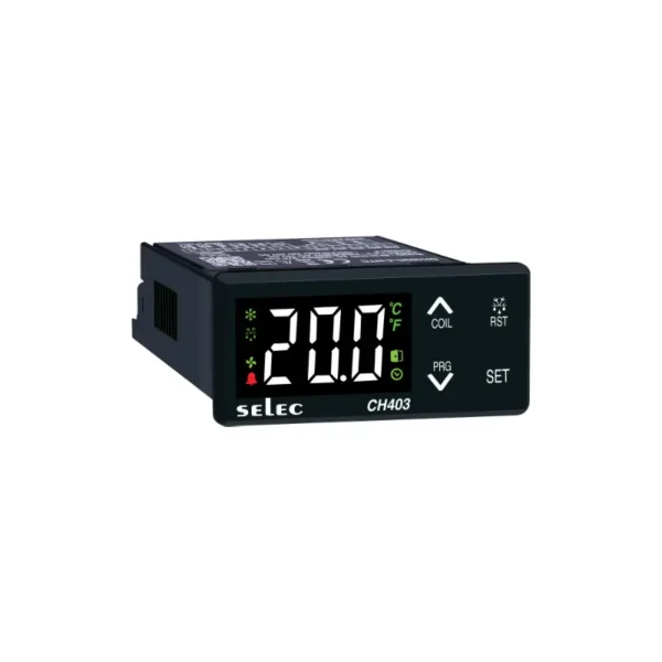 Selec CH403C-4-NTC Cooling Controller 3 Digit White Display 85-270V AC