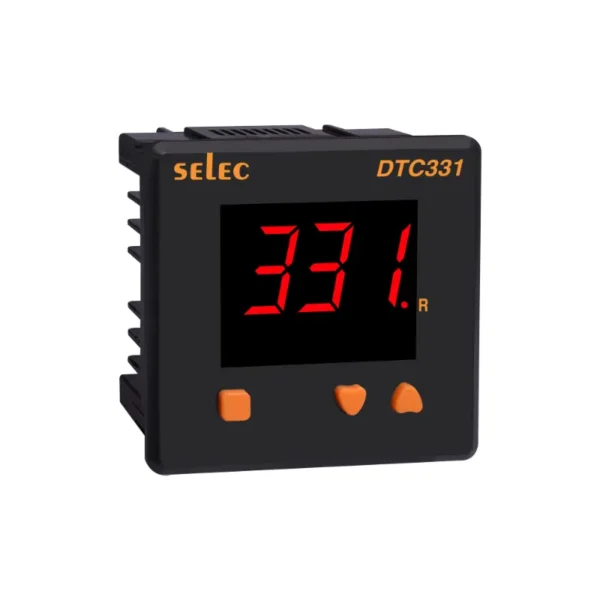 Selec DTC331-RTD Temperature Controller 3 Digit Single Red Display 90-270V AC/DC