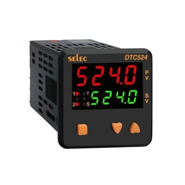 Selec DTC524 Temperature Controller 4 Digit Dual Display 90-270V AC/DC