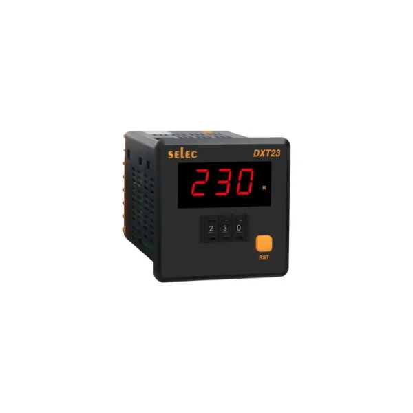 Selec DXT23 Digital Timer 3 Digit Single Red Display 90-270V AC/DC