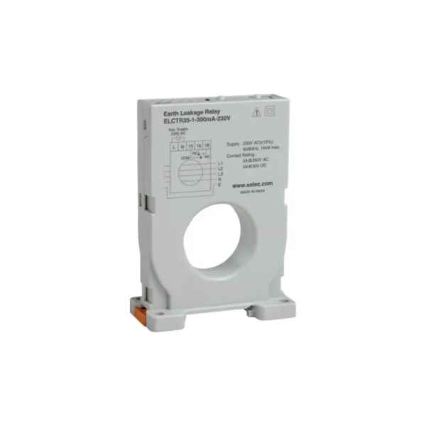 Selec ELCTR35-1-300mA-230V-CE Earth Leakage Relay 230V AC