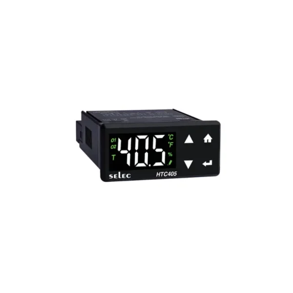 Selec HTC405 Humidity Temperature Controller 3 Digit White LED Display