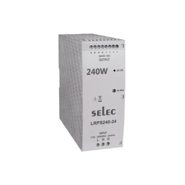 Selec LRPS240-48 240W 48V/5A DIN rail mounted Power Supply