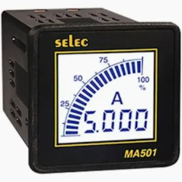 Selec MA501-CU Digital Ammeter LCD 230V AC