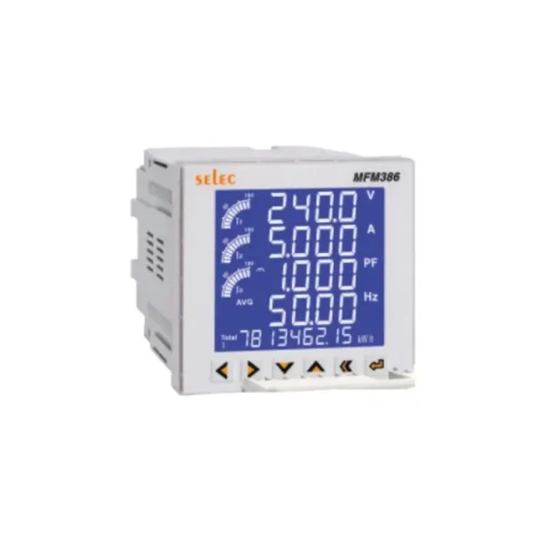 Selec MFM386-C-CE-CL02 LCD Multifunction Meter 40-300V AC/DC