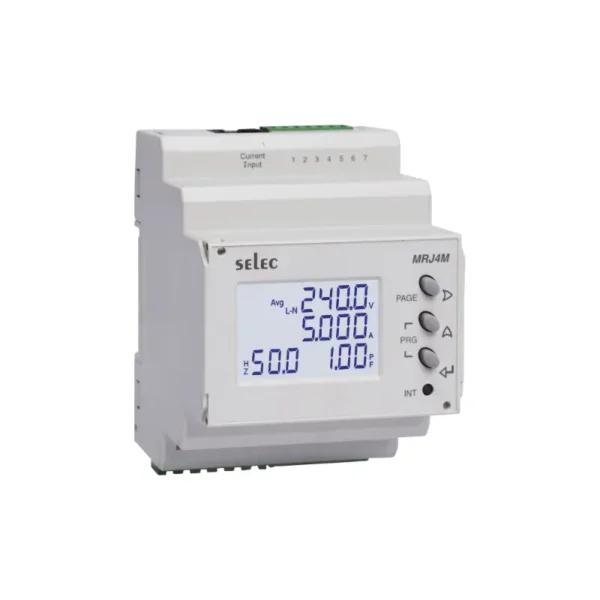 Selec MRJ4M LCD Plug-N-Wire Multifunction Meter 60-300V AC