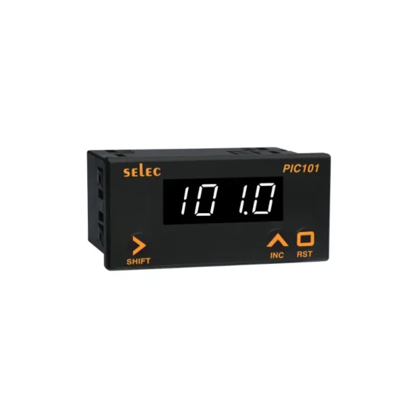 Selec PIC101B-VI-24V Process Indicator 4 Digit Single White Display 24V DC