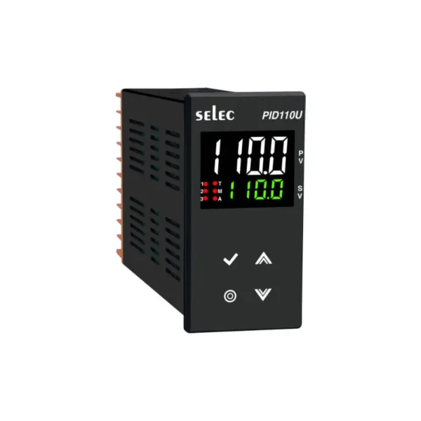 Selec PID110-U-C-1 Universal PID Controller 4 Digit Dual display 90-270V AC/DC